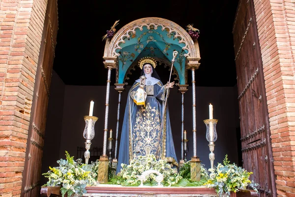 Carmona Spanyolország Június 2023 Katolikus Vallási Tárgyak Során Használt Ünnepe — Stock Fotó