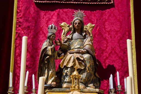Carmona Ισπανία Ιουνίου 2023 Καθολικά Θρησκευτικά Αντικείμενα Που Χρησιμοποιήθηκαν Κατά — Φωτογραφία Αρχείου