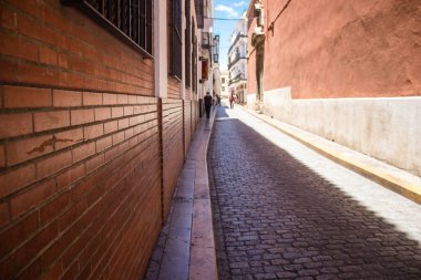 Sevilla, İspanya - 13 Haziran 2023 Sevilla şehir merkezi, sembolik bir şehir ve Endülüs 'ün başkenti..