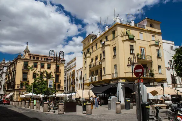 Sevilla Spanyolország Június 2023 Építészet Városkép Város Központjában Sevilla Emblematikus — Stock Fotó