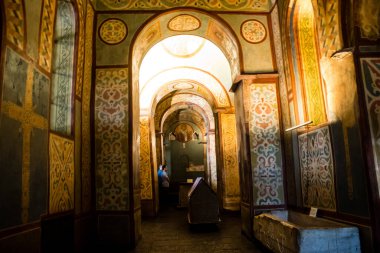 Kyiv, Ukraine - July 20, 2023 Saint Sophia Cathedral in Kyiv, an architectural monument of Kievan Rus. The former cathedral is one of the city's best known landmarks and the first heritage site in Ukraine to be inscribed on the World Heritage List. 