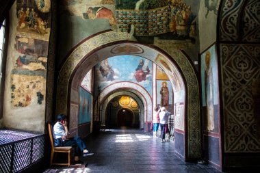 Kyiv, Ukraine - July 20, 2023 Saint Sophia Cathedral in Kyiv, an architectural monument of Kievan Rus. The former cathedral is one of the city's best known landmarks and the first heritage site in Ukraine to be inscribed on the World Heritage List. 