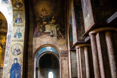Kyiv, Ukraine - July 20, 2023 Saint Sophia Cathedral in Kyiv, an architectural monument of Kievan Rus. The former cathedral is one of the city's best known landmarks and the first heritage site in Ukraine to be inscribed on the World Heritage List. 