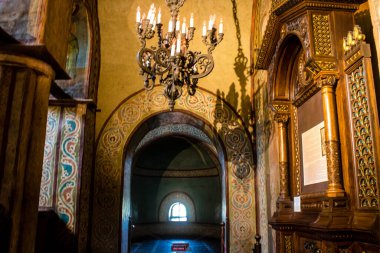 Kyiv, Ukraine - July 20, 2023 Saint Sophia Cathedral in Kyiv, an architectural monument of Kievan Rus. The former cathedral is one of the city's best known landmarks and the first heritage site in Ukraine to be inscribed on the World Heritage List. 