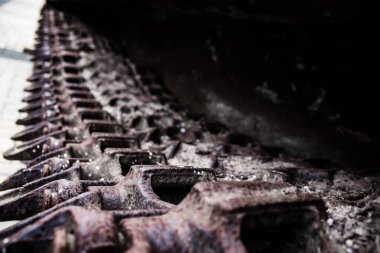 Kyiv, Ukrayna - 31 Temmuz 2023 Ukrayna 'da savaşın başlangıcından bu yana Rusya' nın askeri teçhizatının yakın çekimleri Kyiv şehir merkezindeki açık hava sergisinde gerçekleşti..