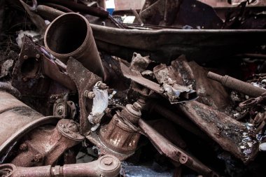 Kyiv, Ukrayna - 31 Temmuz 2023 Ukrayna 'da savaşın başlangıcından bu yana Rusya' nın askeri teçhizatının yakın çekimleri Kyiv şehir merkezindeki açık hava sergisinde gerçekleşti..
