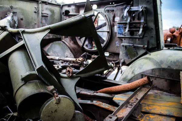 Kiev Ucrânia Julho 2023 Close Equipamentos Militares Russos Destruídos Pela — Fotografia de Stock