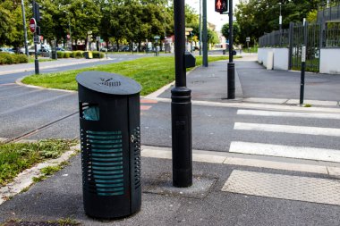 Reims, Fransa - 07 Ağustos 2022 Reims şehri ve Fransa 'da Şampanya' nın başkenti.