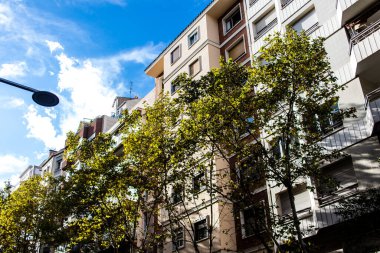 Barselona, İspanya - 28 Ağustos 2023 Barcelona şehir merkezi, sembolik bir şehir ve İspanya Katalogunun başkenti..