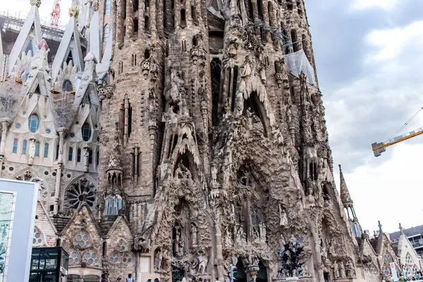 Barcelona Spanien Augusti 2023 Sagrada Famlia Ett Gaudis Mest Kända — Stockfoto