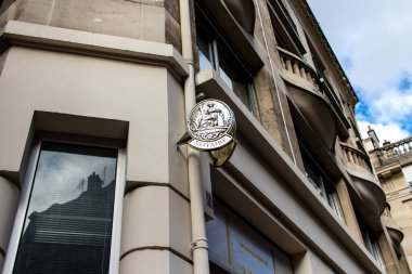 Reims, Fransa - 22 Eylül 2023 Reims şehri, sembolik bir şehir ve Fransa 'nın Şampanya başkenti.