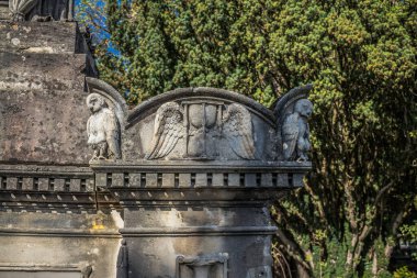 Reims, Fransa - 06 Ekim 2023 Vatandaşların Mezarlığı Reims, sembolik bir şehir ve Fransa 'nın Şampanya başkenti.