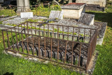 Reims, Fransa - 06 Ekim 2023 Vatandaşların Mezarlığı Reims, sembolik bir şehir ve Fransa 'nın Şampanya başkenti.