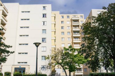 Reims, Fransa - 21 Ekim 2023 Reims şehri, sembolik bir şehir ve Fransa 'nın şampanya başkenti..