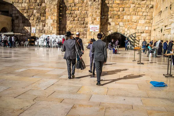 Jerusalem Israel December 2023 Jews World Come Pray Western Wall — Stock Photo, Image