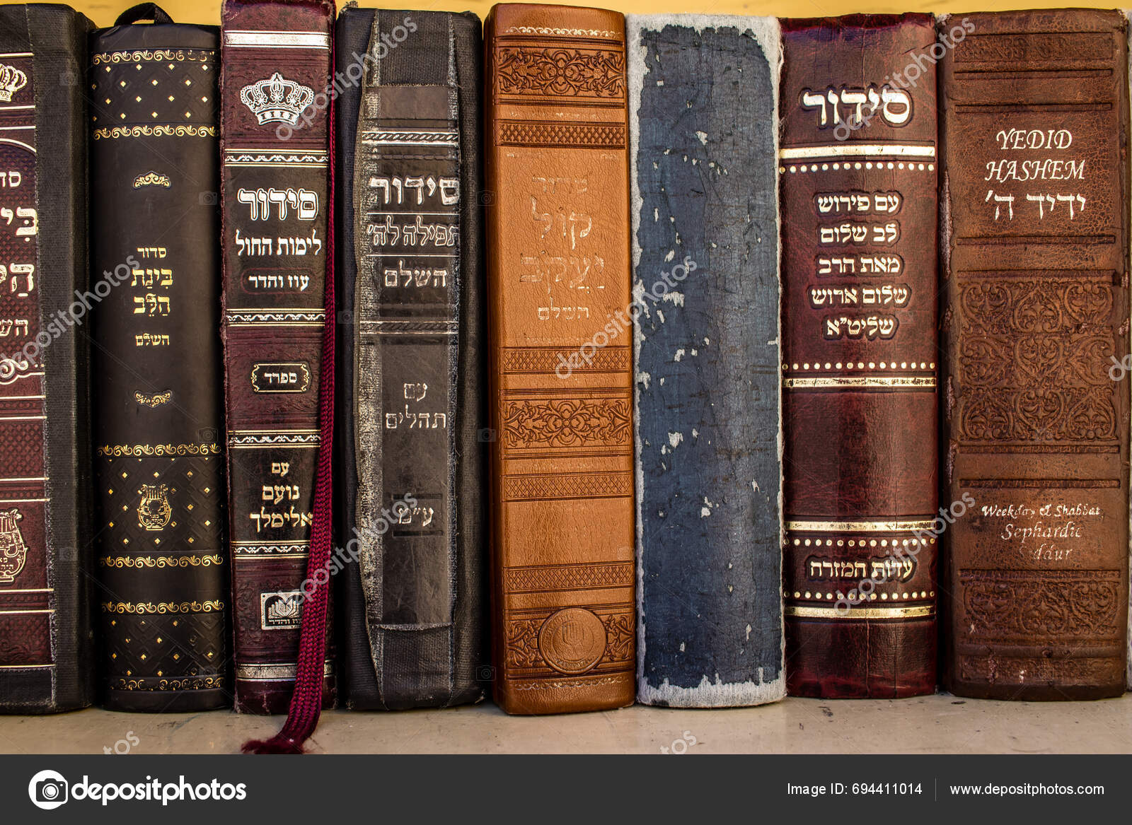 Jerusalem Israel December 2023 Holy Books Facing Western Wall Most