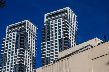 Tel Aviv, İsrail 3 Ocak 2024 Tel Aviv, ikonik şehir. Tel Aviv modern binaları ve mimarisi ile dünyanın en canlı şehirlerinden biridir.