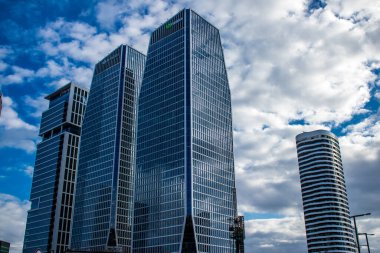 Tel Aviv, İsrail 3 Ocak 2024 Tel Aviv, ikonik şehir. Tel Aviv modern binaları ve mimarisi ile dünyanın en canlı şehirlerinden biridir.