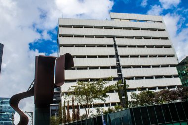 Tel Aviv, İsrail 3 Ocak 2024 Tel Aviv, ikonik şehir. Tel Aviv modern binaları ve mimarisi ile dünyanın en canlı şehirlerinden biridir.