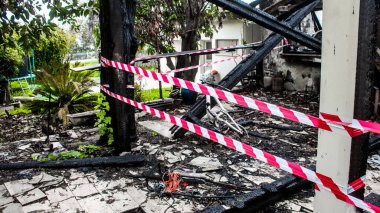 Kibbutz Kfar Aza, İsrail, 29 Ocak 2024 Kibbutz Kfar Aza 'daki evler otomatik silahlardan çok sayıda isabet aldı ya da ateşe verildi. Onlar hala insanlığa karşı suç mahalli olarak kabul ediliyor.