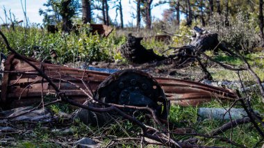 Ukrayna 'nın Kherson kenti yakınlarındaki savaş alanında, Rus ordusu yenildikten sonra, Ukrayna taarruzu başarıyla sonuçlandı ve sayısız Rus kaybı yaşandı.