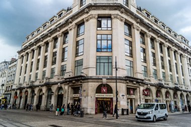 Reims, Fransa, 24 Mayıs 2024 Reims şehri, sembolik bir şehir ve Fransa 'nın şampanya başkenti.