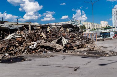 Kharkiv, Ukrayna, 01 Haziran 2024 Kharkiv, Kharkiv 'deki bir 