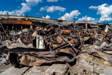 Kharkiv, Ukrayna, 01 Haziran 2024 Kharkiv, Kharkiv 'deki bir 