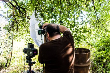 19 Haziran 2024 'te Ukrayna' nın Kharkiv şehrinin ön saflarında Ukrayna 'daki savaşı haber yapan olağanüstü Fransız gazeteci, fotoğrafçı ve muhabir Nicolas Cleuet bir insansız hava aracı tugayının askerlerini fotoğrafladı.