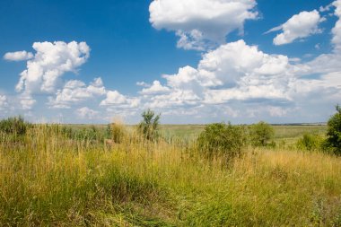Vesele, Ukrayna, 2 Temmuz 2024 Vesele köyünde hasar gören bina. Rus kuvvetleri Kharkiv Oblastı 'ndaki Vesele köyüne güdümlü hava bombasıyla saldırdılar..