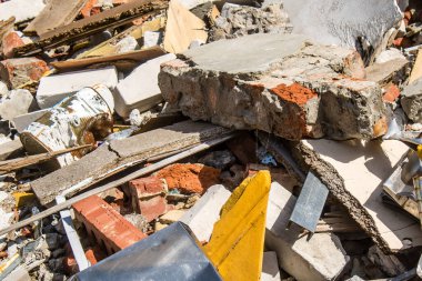 Kramatorsk, Ukrayna, 6 Temmuz 2024. Kramatorsk 'ta popüler bir restoran Haziran 2023' te bir Rus Iskander füzesiyle vuruldu.