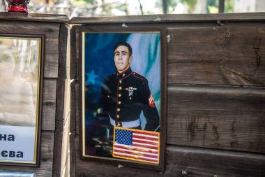 Kramatorsk, Ukrayna, 6 Temmuz 2024. Kramatorsk 'ta popüler bir restoran Haziran 2023' te bir Rus Iskander füzesiyle vuruldu.