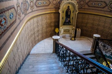 Odessa, Ukrayna, 29 Temmuz 2024 Büyük Şehit ve Şifacılar Katedrali Panteleimon 1876 'da geleneksel Rus tarzında inşa edilmiştir..