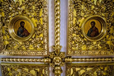 Odessa, Ukrayna, 29 Temmuz 2024 Büyük Şehit ve Şifacılar Katedrali Panteleimon 1876 'da geleneksel Rus tarzında inşa edilmiştir..