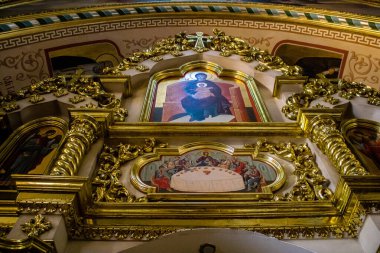 Odessa, Ukrayna, 29 Temmuz 2024 Büyük Şehit ve Şifacılar Katedrali Panteleimon 1876 'da geleneksel Rus tarzında inşa edilmiştir..