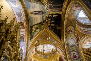 Odessa, Ukrayna, 29 Temmuz 2024 Büyük Şehit ve Şifacılar Katedrali Panteleimon 1876 'da geleneksel Rus tarzında inşa edilmiştir..