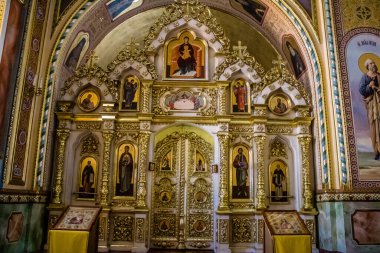 Odessa, Ukrayna, 29 Temmuz 2024 Büyük Şehit ve Şifacılar Katedrali Panteleimon 1876 'da geleneksel Rus tarzında inşa edilmiştir..