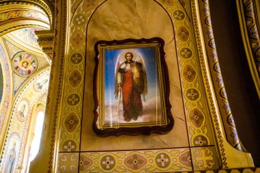 Odessa, Ukrayna, 29 Temmuz 2024 Büyük Şehit ve Şifacılar Katedrali Panteleimon 1876 'da geleneksel Rus tarzında inşa edilmiştir..