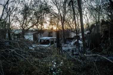 Solonyi Yar, Ukrayna, 18 Eylül 2024 Solonyi Yar şehri. Rusya ile savaş sırasında, Solonyi Yar şehri füzeler tarafından tehdit edildi. Altyapı ve binalar birincil hedeflerdir.