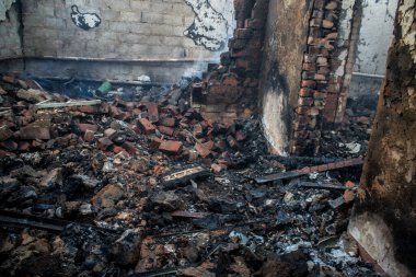 Solonyi Yar, Ukrayna, 18 Eylül 2024 Solonyi Yar şehri. Rusya ile savaş sırasında, Solonyi Yar şehri füzeler tarafından tehdit edildi. Altyapı ve binalar birincil hedeflerdir.