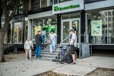 Kharkiv, Ukrayna, 29 Eylül 2024 Kharkiv şehri. Rusya ile savaş sırasında Harkiv şehri füzeler tarafından tehdit edildi. Altyapı ve binalar birincil hedeflerdir.