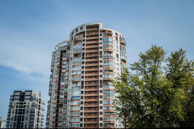 Kharkiv, Ukrayna, 29 Eylül 2024 Kharkiv şehri. Rusya ile savaş sırasında Harkiv şehri füzeler tarafından tehdit edildi. Altyapı ve binalar birincil hedeflerdir.