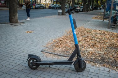 Sumy, Ukrayna, Ekim 04, 2024 Sumy Şehri. Rusya ile savaş sırasında Sumy şehri füzeler tarafından tehdit edildi. Altyapı ve binalar birincil hedeflerdir.