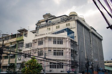 Bangkok, Tayland, 26 Kasım 2024 Cityscape ve Tayland 'ın başkenti Bangkok sokakları. Canlı sokak hayatı, zengin kültür mirası, hareketli pazarları ve nefis mutfağıyla ünlüdür..