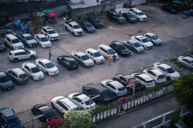 Bangkok, Tayland, 26 Kasım 2024 Cityscape ve Tayland 'ın başkenti Bangkok sokakları. Canlı sokak hayatı, zengin kültür mirası, hareketli pazarları ve nefis mutfağıyla ünlüdür..