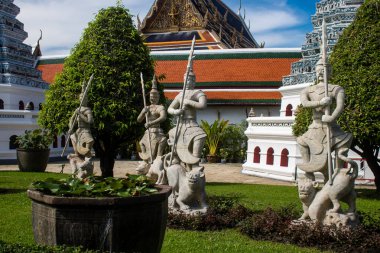 Bangkok, Tayland, 12 Aralık 2024 Bangkok 'un merkezindeki Grand Palace' ın mimarisi. Saray 1782 'den beri Siyam Kralları' nın resmi ikametgahıdır..