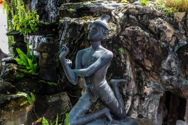 Bangkok, Tayland, 12 Aralık 2024 Wat Pho mimarisi, Phra Nakhon Bölgesi 'nde bir Budist tapınak kompleksi. Rattanakosin Adası 'nda, Büyük Saray' ın tam güneyinde..