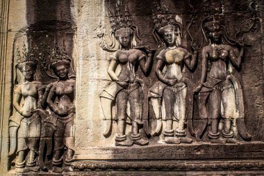 Siem hasadı, Kamboçya, 14 Ocak 2025 Angkor Wat tapınağının mimarisi, antik Khmer başkenti Angkor 'da yer alan bir Hindu-Budist tapınak kompleksi, aslında 1150 yılında inşa edilmiştir..