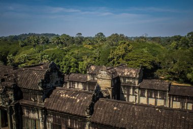 Siem hasadı, Kamboçya, 14 Ocak 2025 Angkor Wat tapınağının mimarisi, antik Khmer başkenti Angkor 'da yer alan bir Hindu-Budist tapınak kompleksi, aslında 1150 yılında inşa edilmiştir..