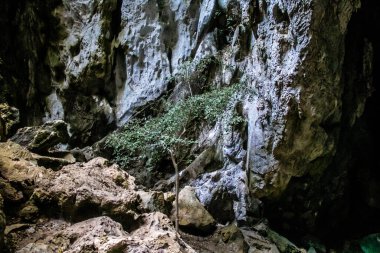 Hua Hin, Tayland, 08 Ocak 2025 Phraya Nakhon Mağarası, milli parktaki mistik mağara. Çarpıcı doğal güzelliklere, zorlu yürüyüşlere ve Kuha Karuhas Pavyonu 'na sahip tarihi bir yer..